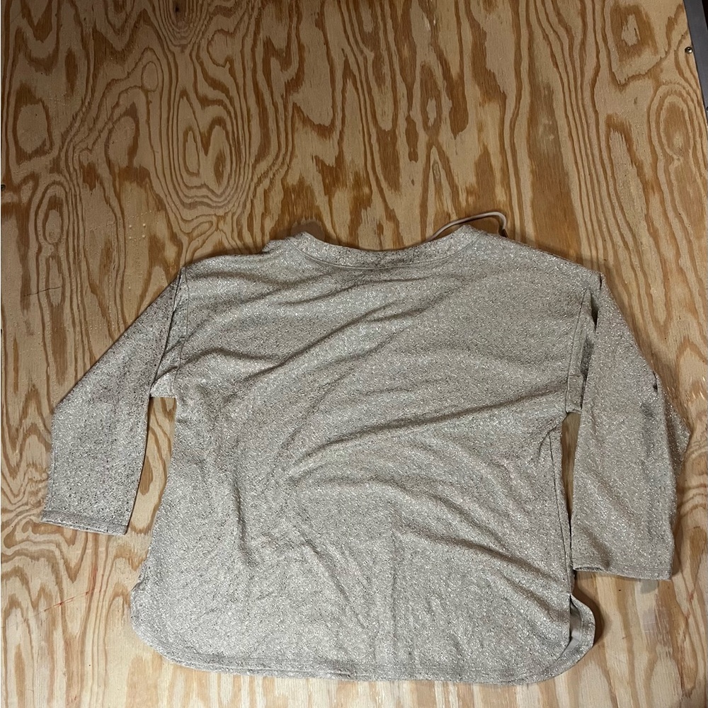 Ruby Rd champagne gold top - Picture 3 of 4